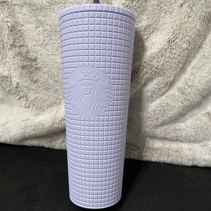 Starbucks lilac grid tumblr!